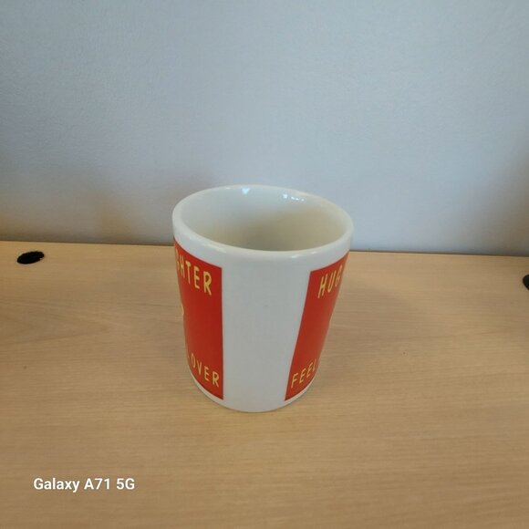 Hug A Firefighter Feel Warm All Over Mug Cup Tea Coffee Latte Espresso - Picture 3 of 6